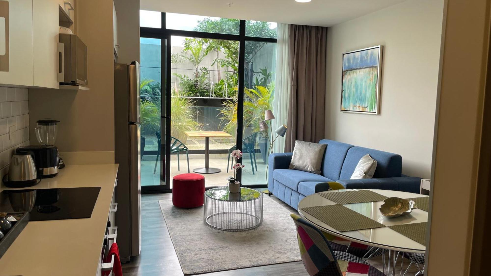 Cozy Apartment With Terrace, Sj Cosmopolitan Tower #402 San Jose  Bagian luar foto