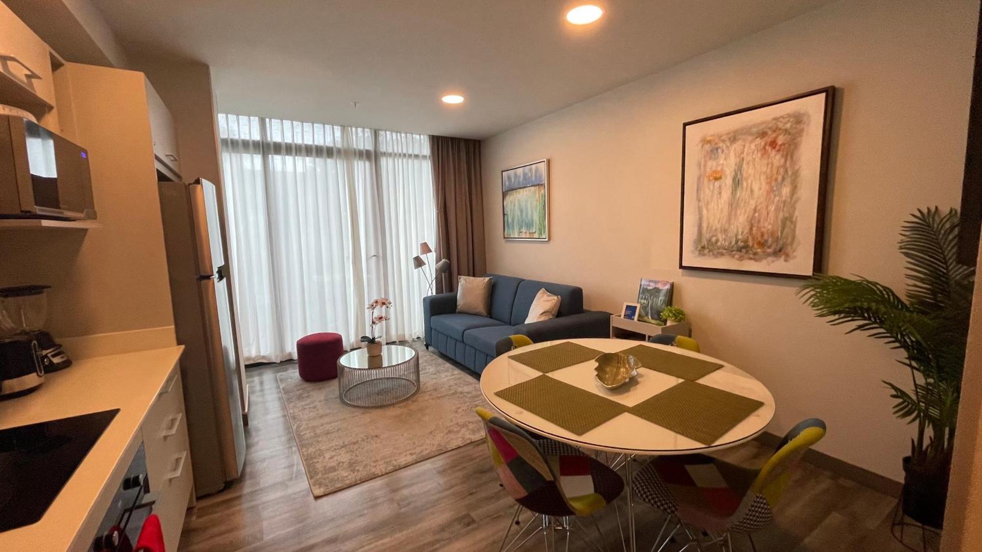 Cozy Apartment With Terrace, Sj Cosmopolitan Tower #402 San Jose  Bagian luar foto