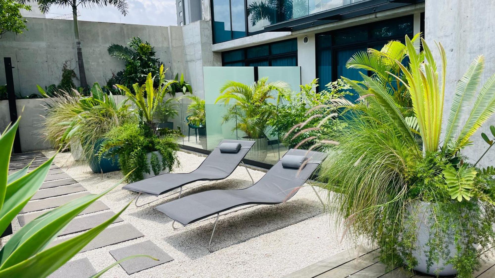Cozy Apartment With Terrace, Sj Cosmopolitan Tower #402 San Jose  Bagian luar foto